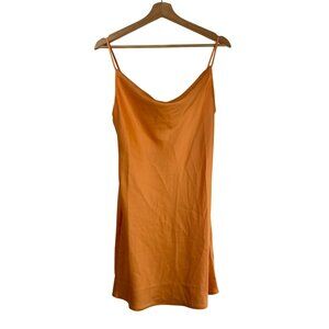 NWT Urban Outfitters Women's Mini Slip Dress Orange Size M